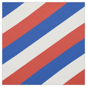 Tissu Motif rouge, bleu et whitestriped