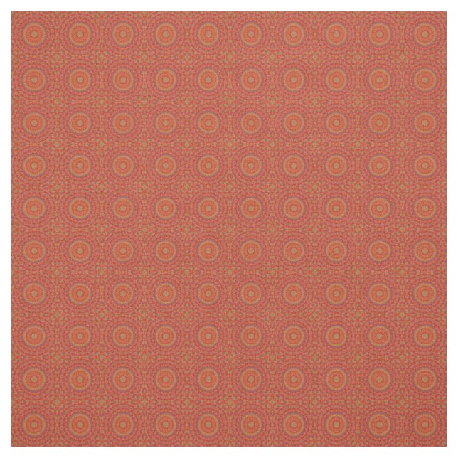 Tissu Motif rouge complexe aux accents de Lilac (Échantillon)