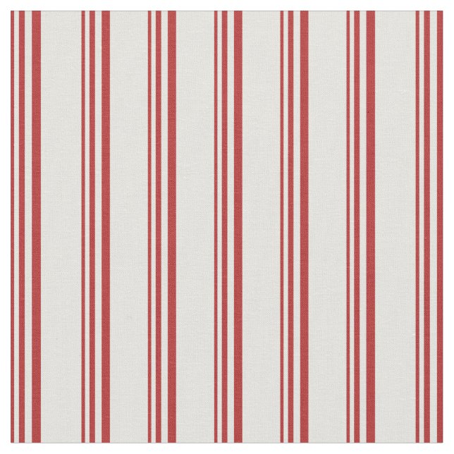 Tissu Motif rouge et blanc clair (Fermer)