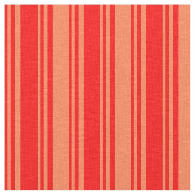 Tissu Motif rouge et corail (Fermer)