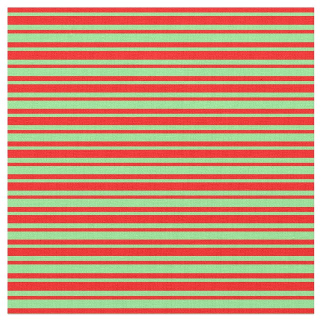 Tissu Motif rouge et vert clair (Fermer)