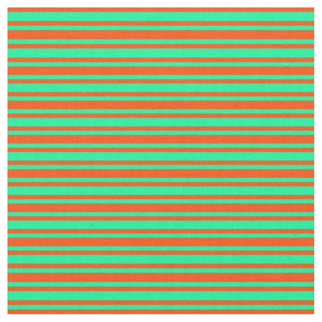 Tissu Motif rouge et vert des rayures (Fermer)