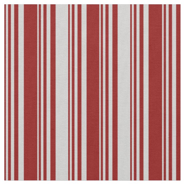 Tissu Motif rouge foncé et gris clair (Fermer)