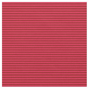Tissu Motif rouge foncé et rayures de Crimson / lignes