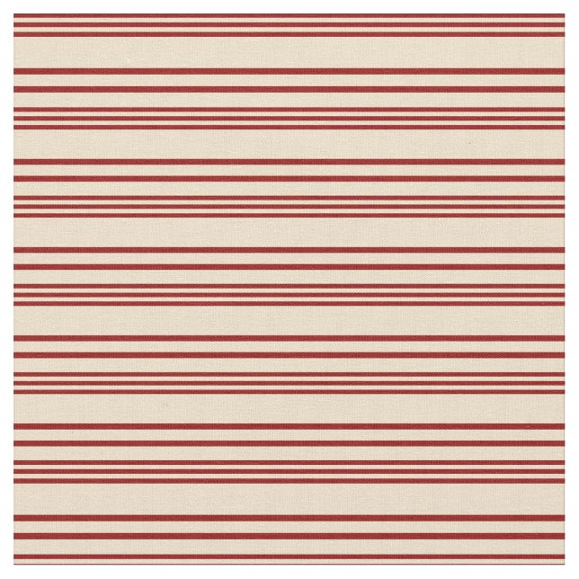 Tissu Motif rouge foncé et rayures teintées (Fermer)