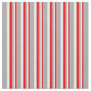 Tissu Motif rouge, lavande et gris foncé