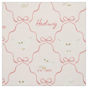 Tissu Motif Ruban Rose Hedwig
