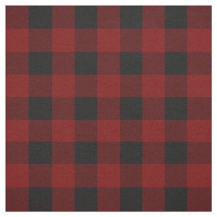 Tissu Motif rustique de plaid de contrôle de Buffalo