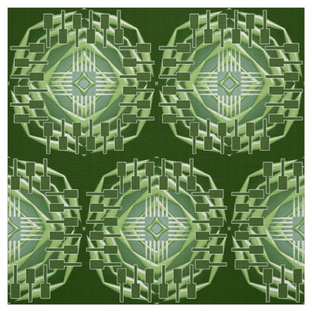 Tissu motif sans couture africain ethnique (Échantillon)