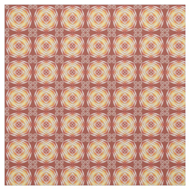Tissu motif sans couture africain ethnique (Échantillon)