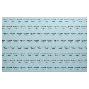 Tissu Motif sans couture de logo d'entreprise sur fond b
