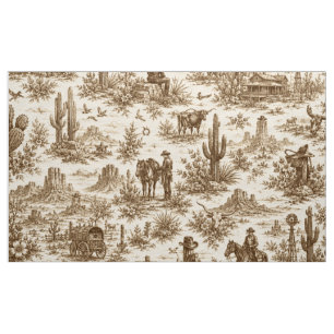 Tissu Motif sans couture de toile du désert occidental v