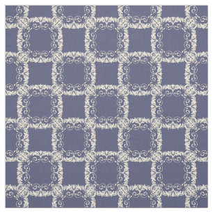 Tissu motif sans couture d'or floral de damassé