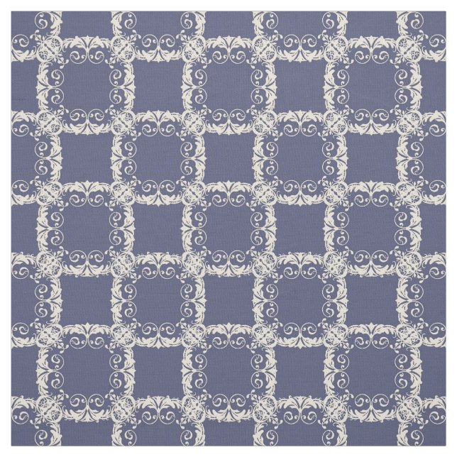 Tissu motif sans couture d'or floral de damassé (Échantillon)