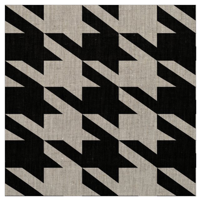 Tissu Motif sans couture noir et blanc (Échantillon)