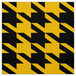 Tissu Motif sans couture noir et jaune