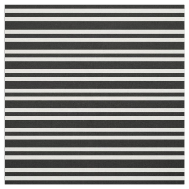 Tissu Motif sans fin rayures noir blanc (Échantillon)