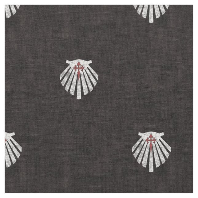 Tissu motif Santiago Scallop Shell (Fermer)