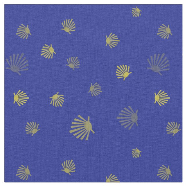 Tissu motif Santiago Scallop Shell (Fermer)