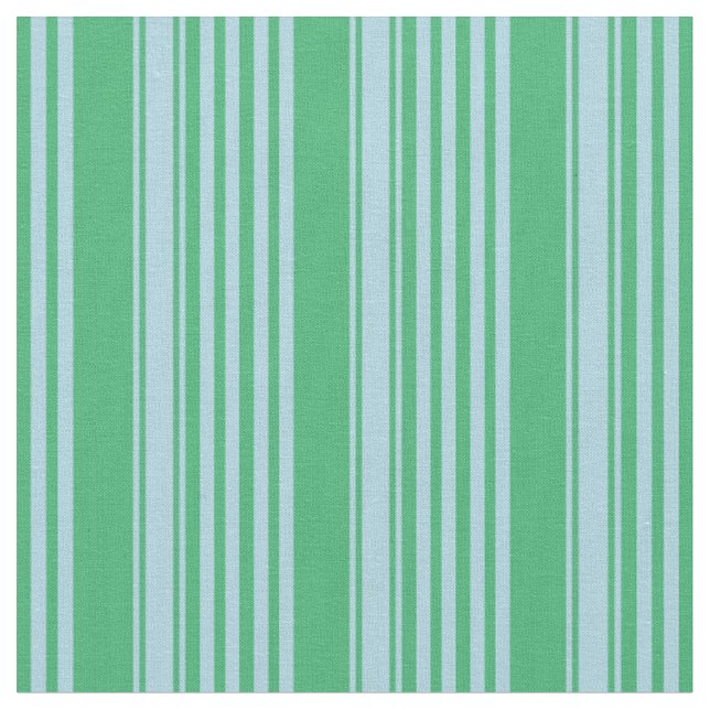 Tissu Motif Sea Green & Light Blue Colour Lines (Fermer)