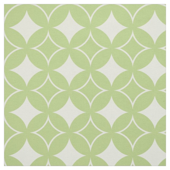 Tissu Motif shippo vert olive (Échantillon)