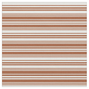 Tissu Motif Sienna & Mint Cream Stripes