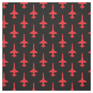 Tissu Motif Talon rouge T-38 en noir