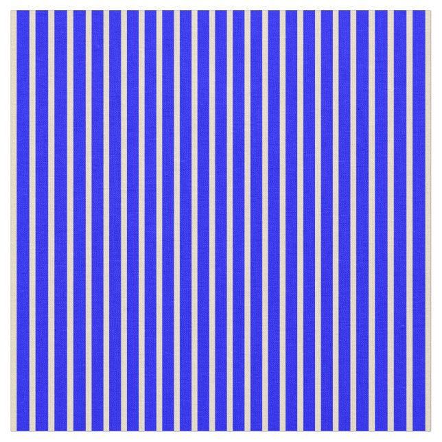 Tissu Motif Tan and Blue Stripes (Fermer)
