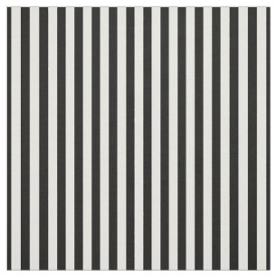 Tissu Motif tendance Simple Stripes   Noir et blanc