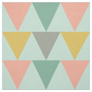 Tissu Motif triangle géométrique à la pointe tendance