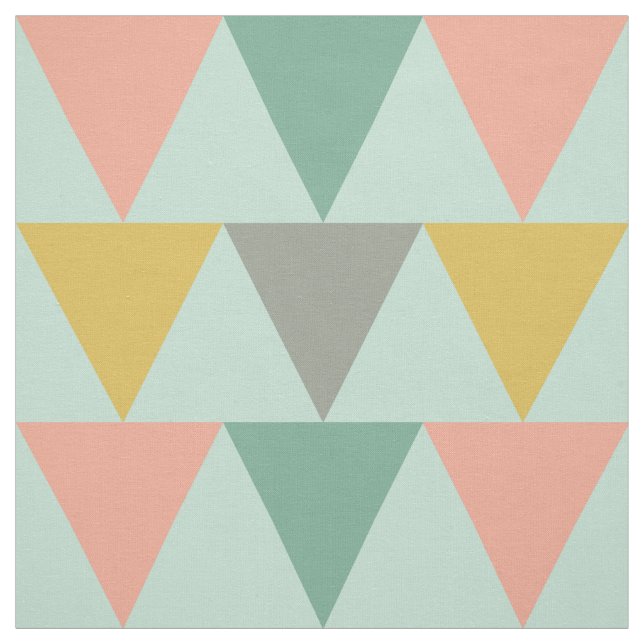 Tissu Motif triangle géométrique à la pointe tendance (Échantillon)