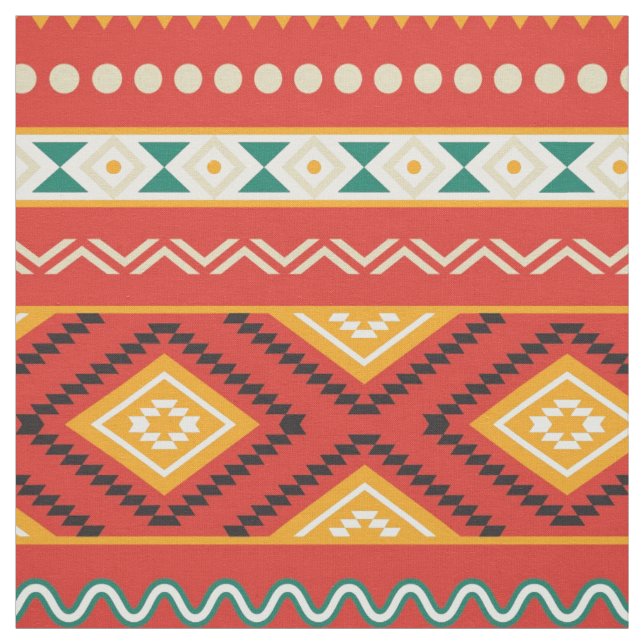Tissu Motif tribal (Échantillon)
