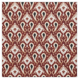 Tissu Motif tribal Brown Ikat à la mode et joli Taupe ro