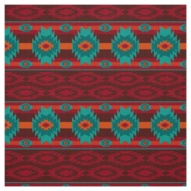 Tissu Motif tribal du sud-ouest (Échantillon)