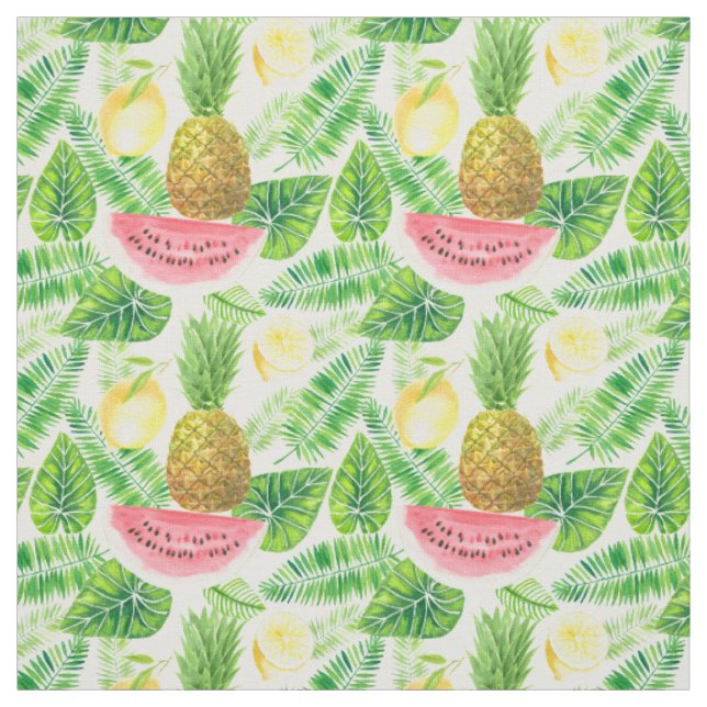 Tissu Motif tropical (Échantillon)