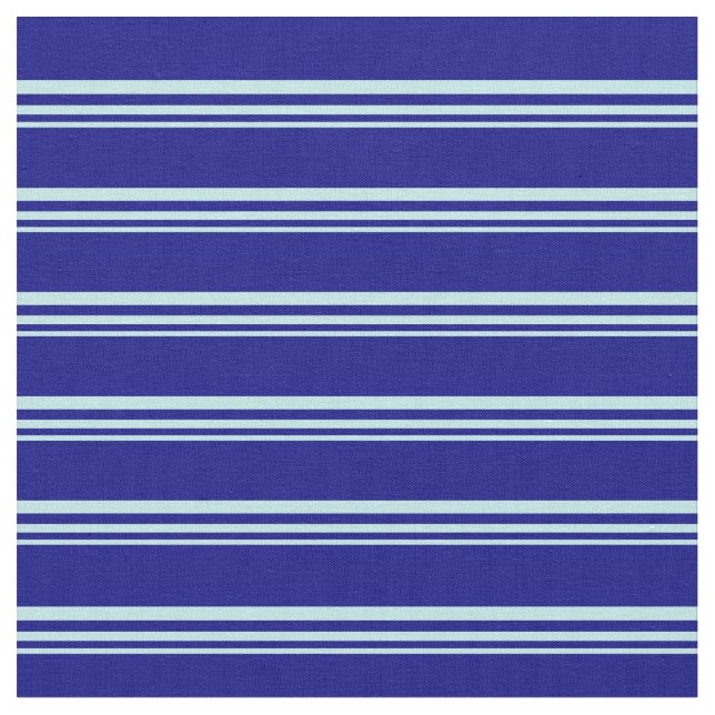 Tissu Motif Turquoise & Bleu Stripes/Lignes (Fermer)