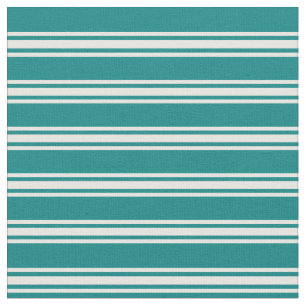 Tissu Motif turquoise & Crème de menthe
