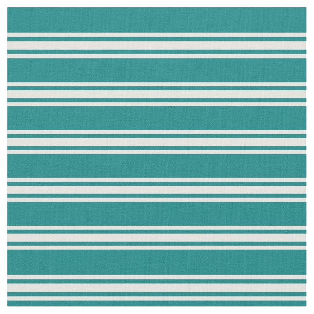 Tissu Motif turquoise & Crème de menthe (Fermer)