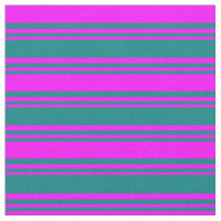 Motif turquoise et Fuchsia coloré/rayé