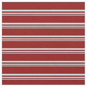 Tissu Motif Turquoise et rouge foncé