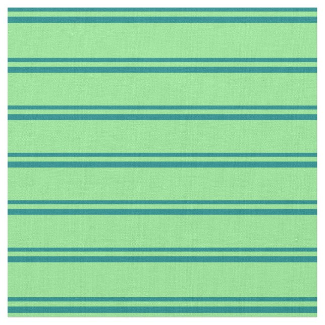 Tissu Motif turquoise et vert clair des rayures (Fermer)