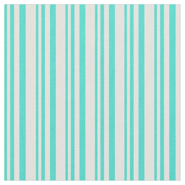Tissu Motif Turquoise & Jaune clair (Fermer)