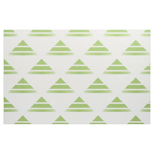Tissu Motif vert blanc Geo (Fat Quarter)