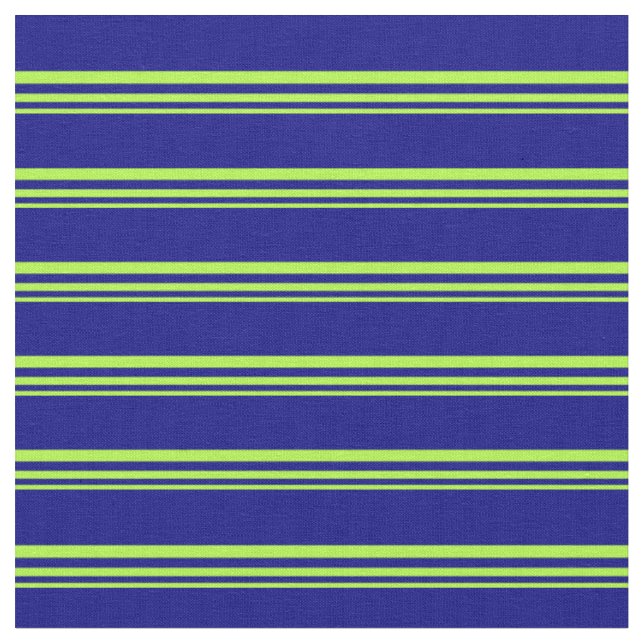 Tissu Motif vert clair et bleu à lisses/rayures (Fermer)
