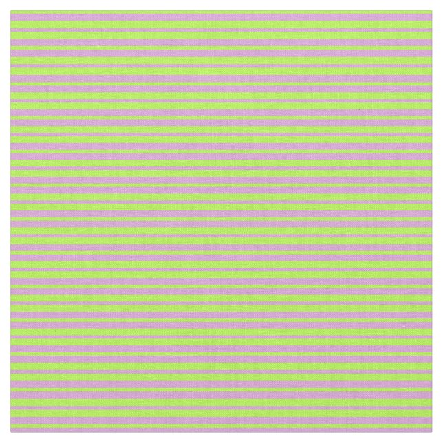 Tissu Motif Vert clair et rayures de prune (Fermer)