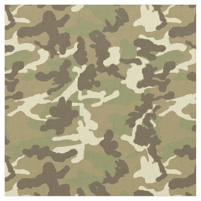 Tissu Motif vert de camouflage (Fermer)