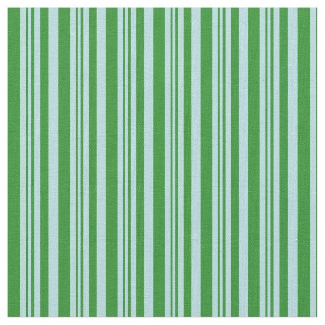 Tissu Motif vert de forêt et bleu de poudre (Fermer)
