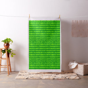 Tissu Motif vert de fruit d'été d'écorce de pastèque