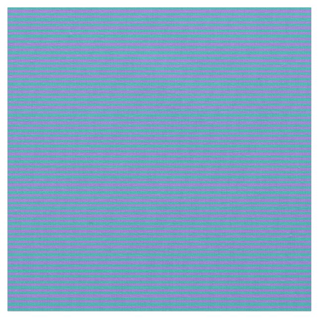 Tissu Motif vert de la mer claire et violet (Fermer)