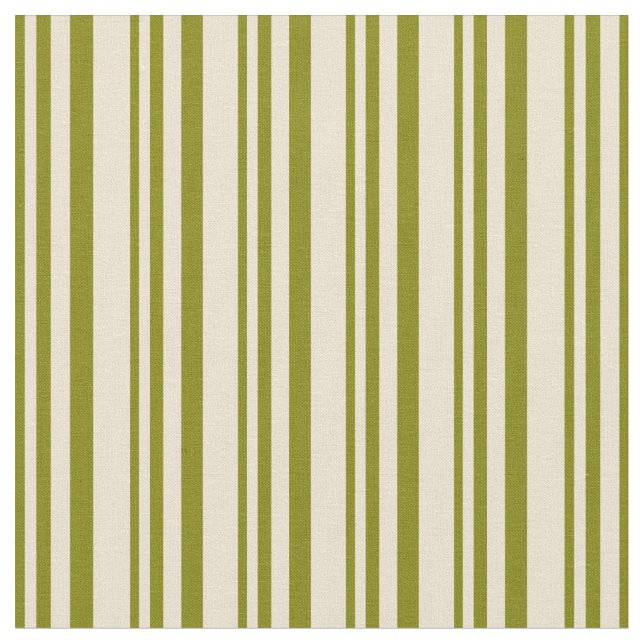 Tissu Motif vert et beige (Fermer)